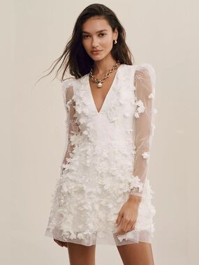 helsi mia floral embroidered midi dress Mia Plunge Embroidered Midi Dress (Women)